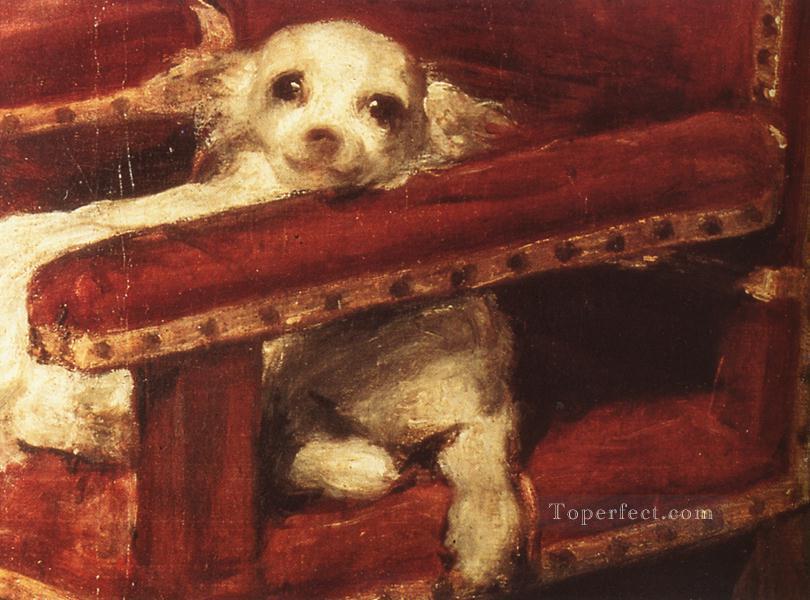 Infante Philip Prosper chien Diego Velázquez Peintures à l'huile